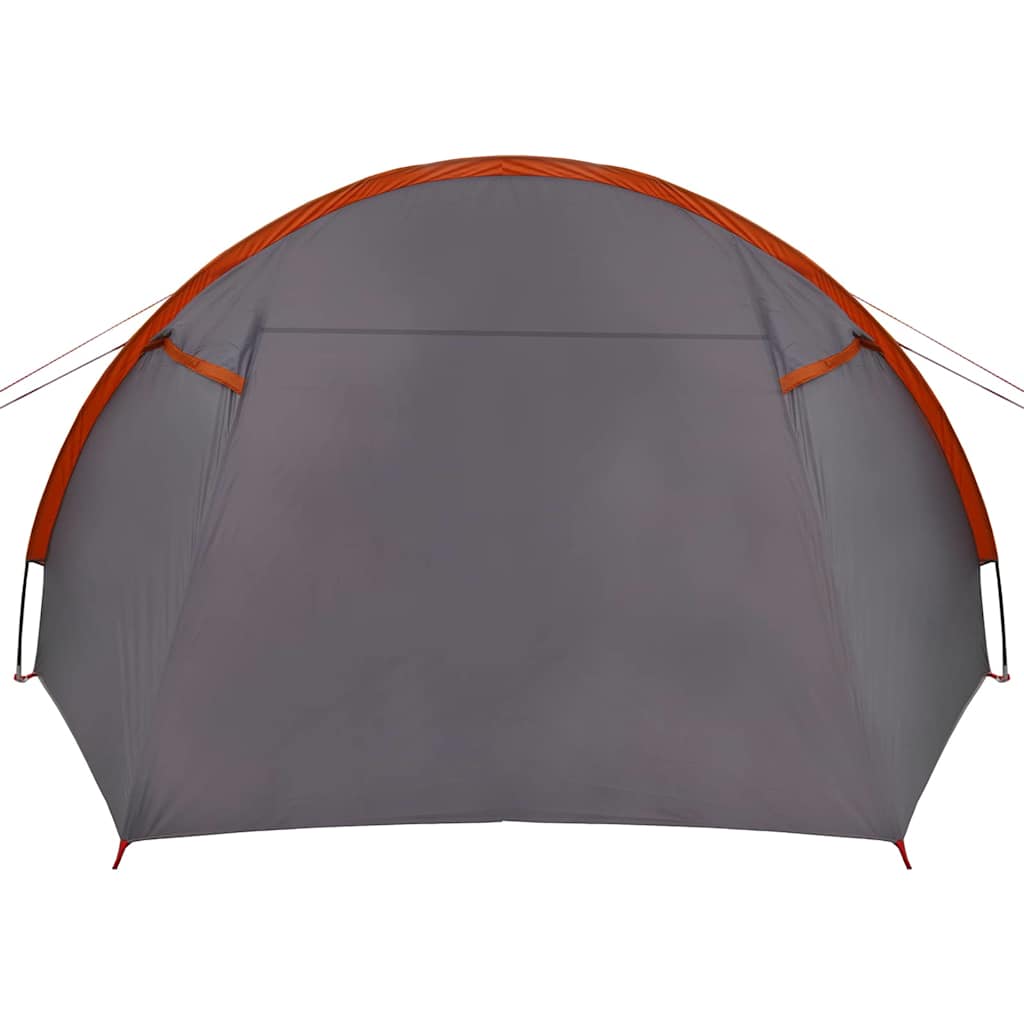 Tunnel Tent with Roof Grey and Orange 805 x 405 x 211 cm