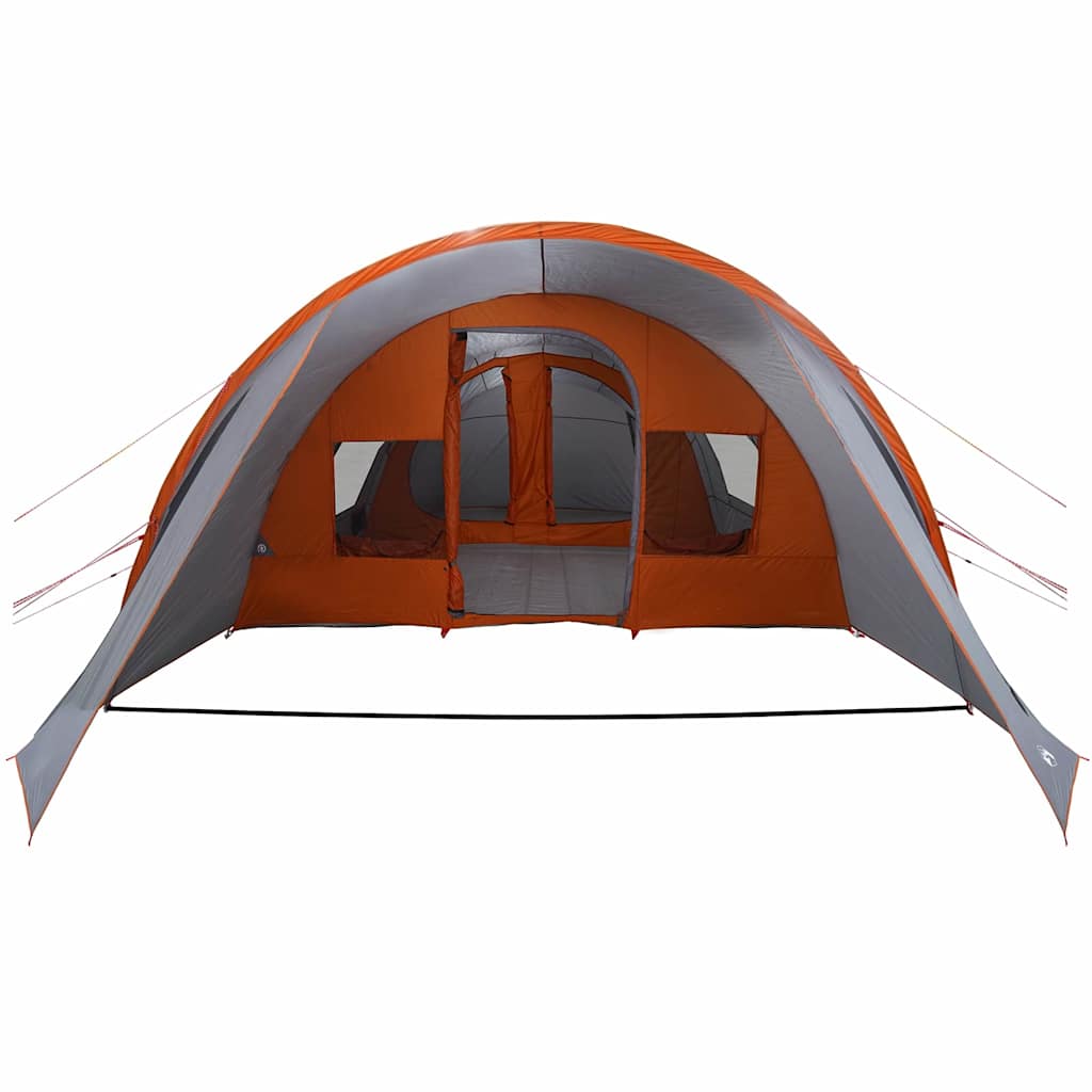 Tunnel Tent with Roof Grey and Orange 805 x 405 x 211 cm