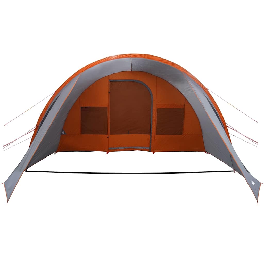 Tunnel Tent with Roof Grey and Orange 805 x 405 x 211 cm