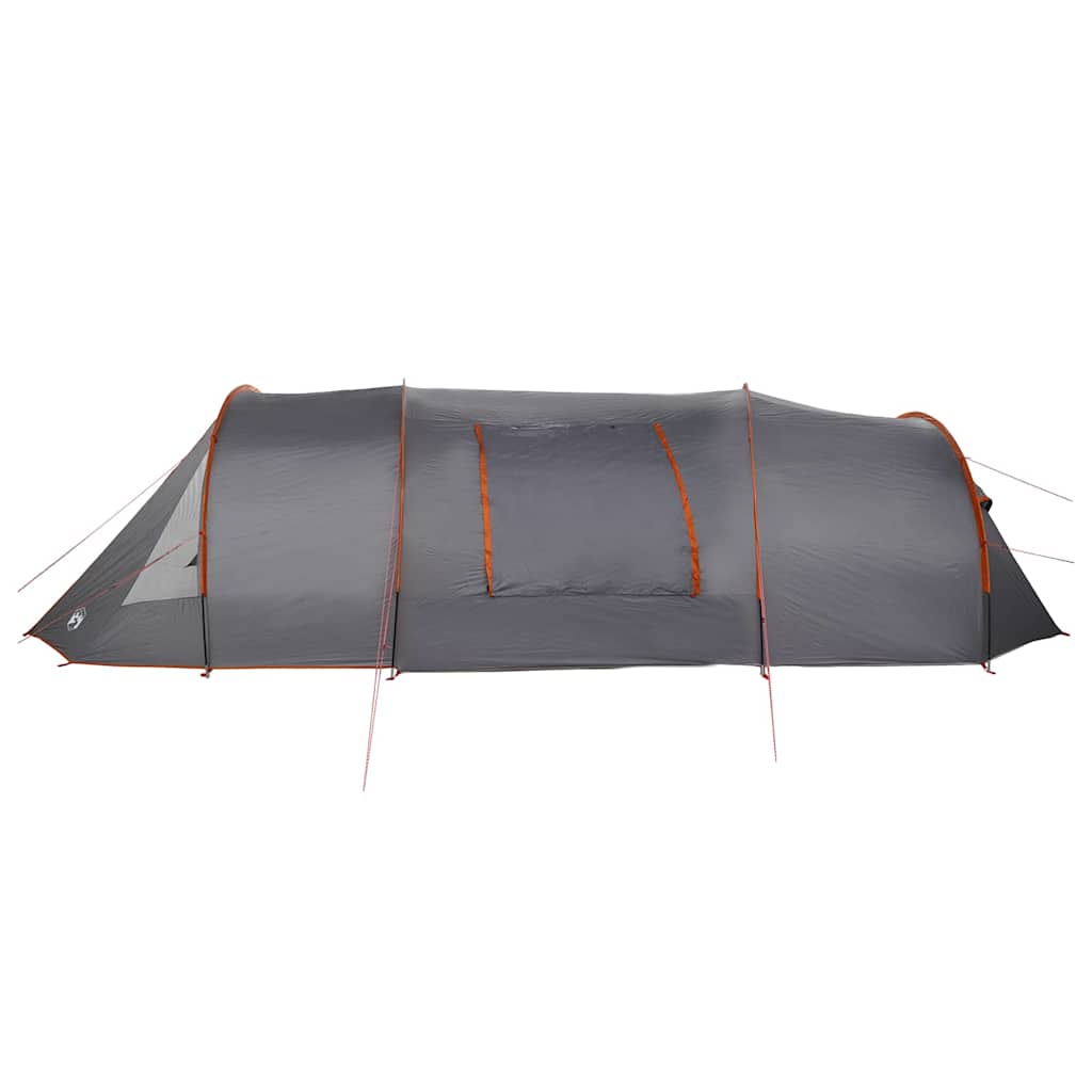 Tunnel Tent with Roof Grey and Orange 805 x 405 x 211 cm