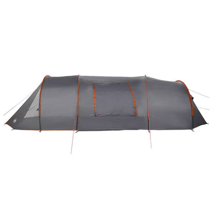 Tunnel Tent with Roof Grey and Orange 805 x 405 x 211 cm