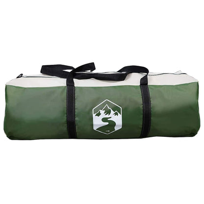 Tunnel Tent 6-Person Green and White 890 x 470 x 220 cm