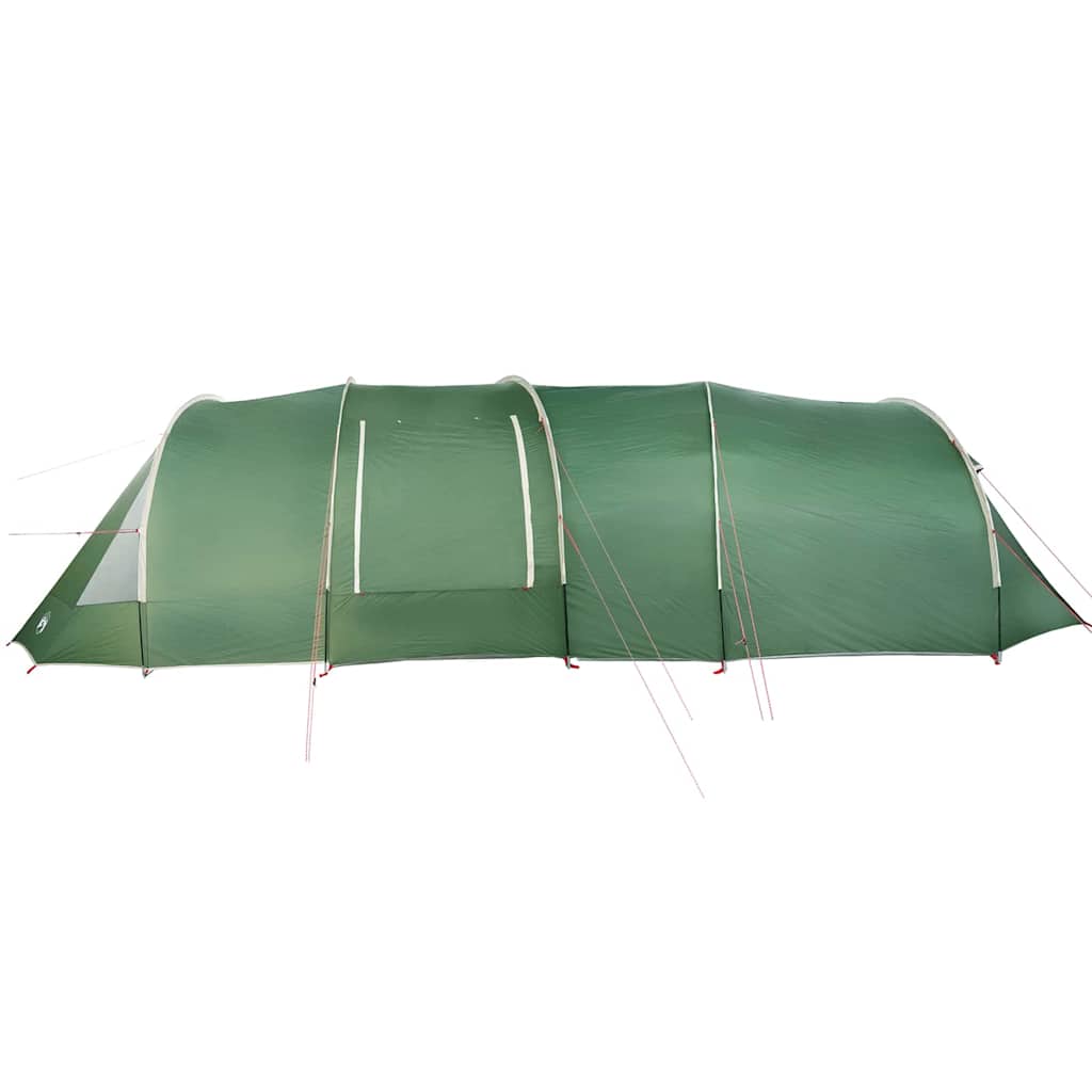 Tunnel Tent 6-Person Green and White 890 x 470 x 220 cm