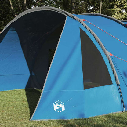 Tunnel Tent with Roof Blue and Grey 890 x 470 x 220 cm