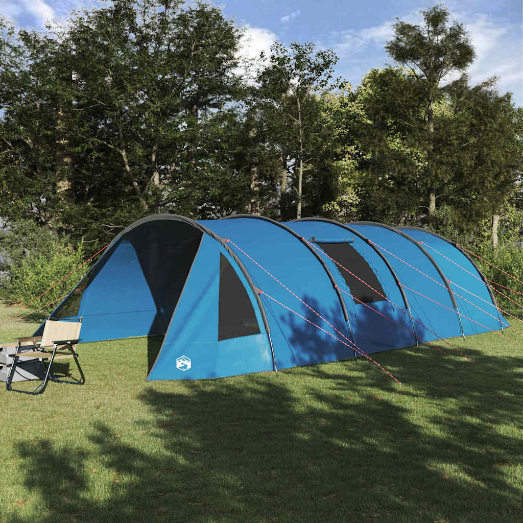 Tunnel Tent with Roof Blue and Grey 890 x 470 x 220 cm