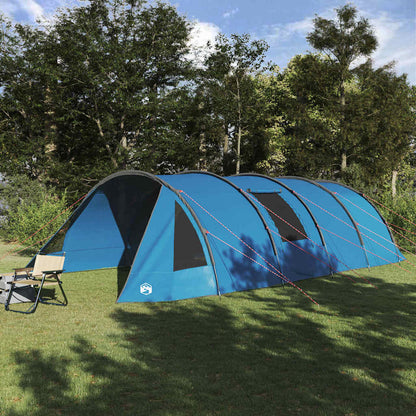 Tunnel Tent with Roof Blue and Grey 890 x 470 x 220 cm