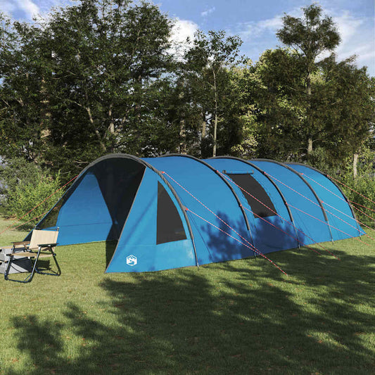 Tunnel Tent with Roof Blue and Grey 890 x 470 x 220 cm