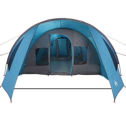 Tunnel Tent with Roof Blue and Grey 890 x 470 x 220 cm