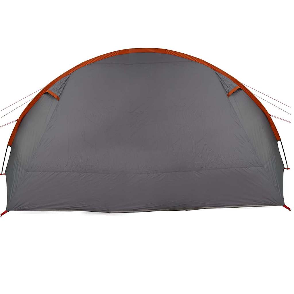 Tunnel Tent with Roof Grey and Orange 890 x 470 x 220 cm