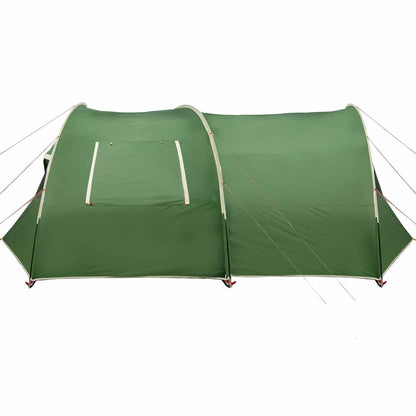 Tunnel Tent 6-Person Green and White 700 x 590 x 215 cm