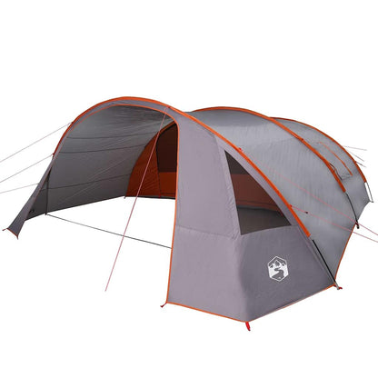 Tunnel Tent with Roof Grey and Orange 700 x 590 x 215 cm