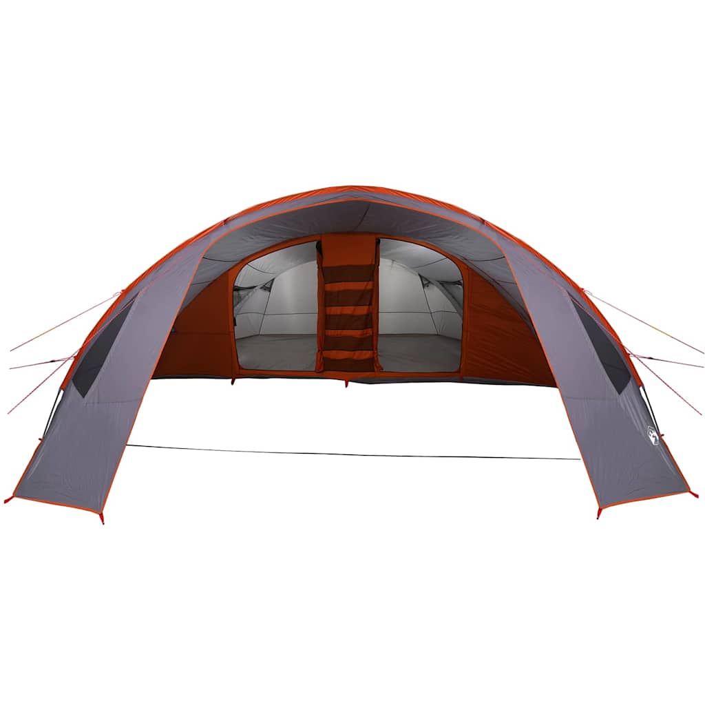 Tunnel Tent with Roof Grey and Orange 700 x 590 x 215 cm