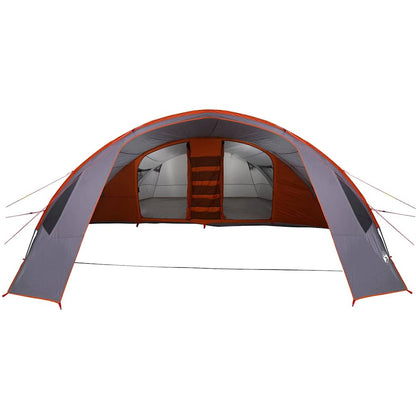 Tunnel Tent with Roof Grey and Orange 700 x 590 x 215 cm