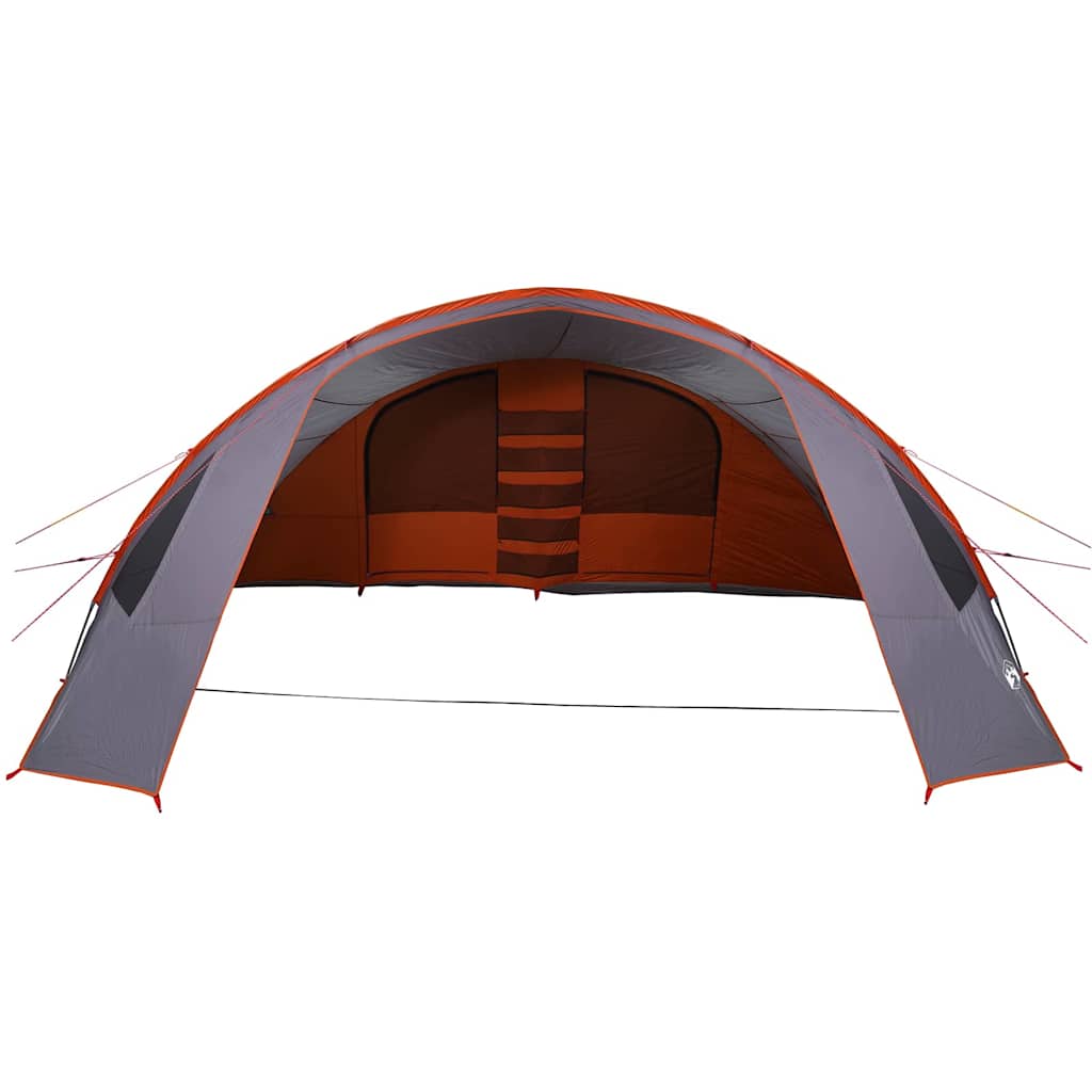 Tunnel Tent with Roof Grey and Orange 700 x 590 x 215 cm