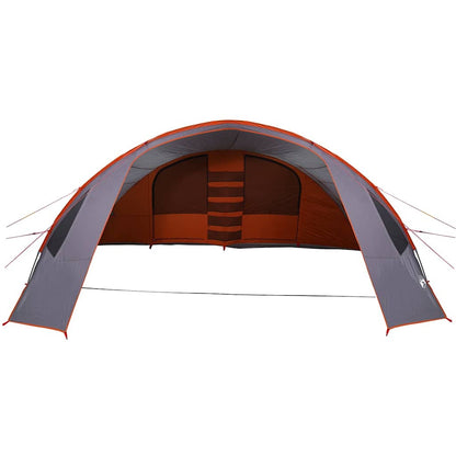 Tunnel Tent with Roof Grey and Orange 700 x 590 x 215 cm