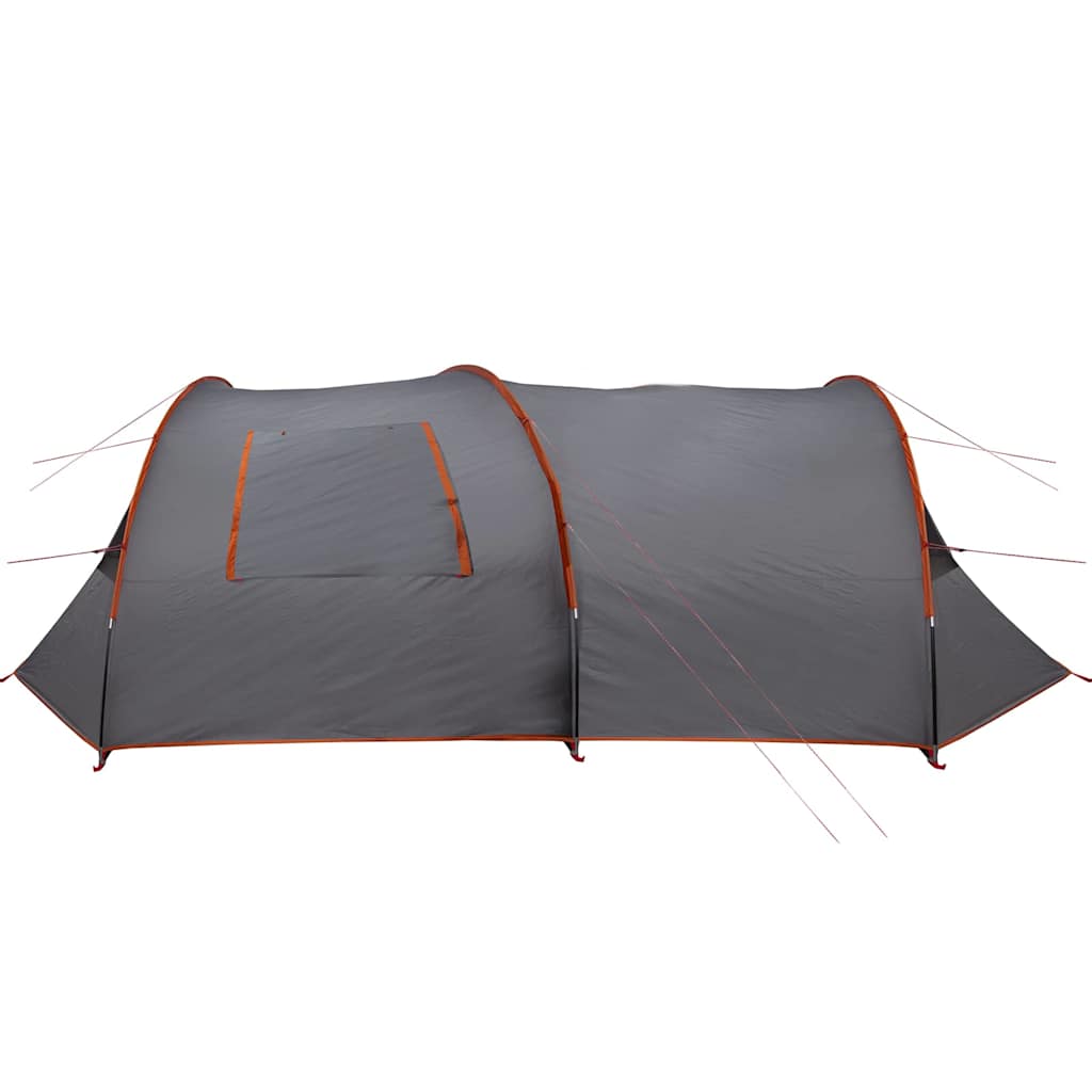 Tunnel Tent with Roof Grey and Orange 700 x 590 x 215 cm