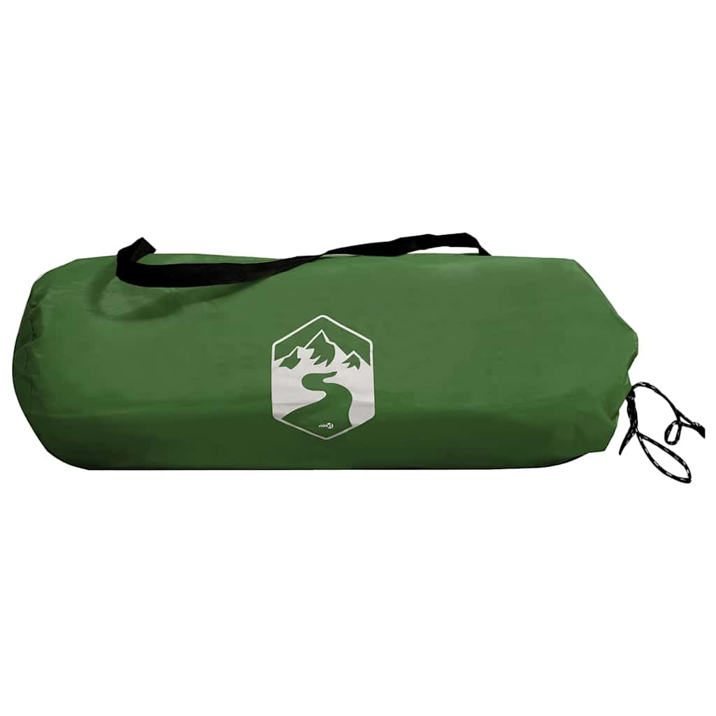 Tunnel Tent with Roof Green and White 328 x 228 x 115 cm