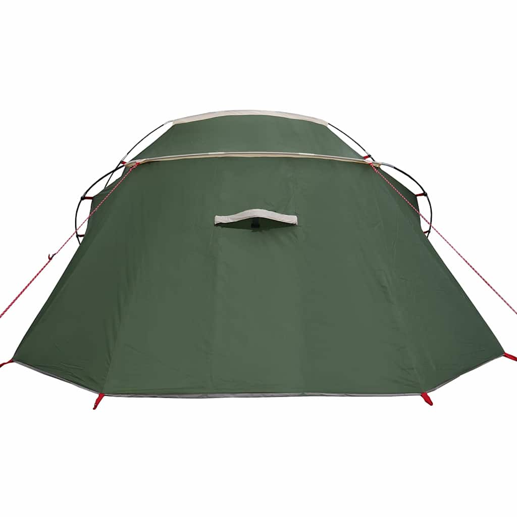 Tunnel Tent with Roof Green and White 328 x 228 x 115 cm