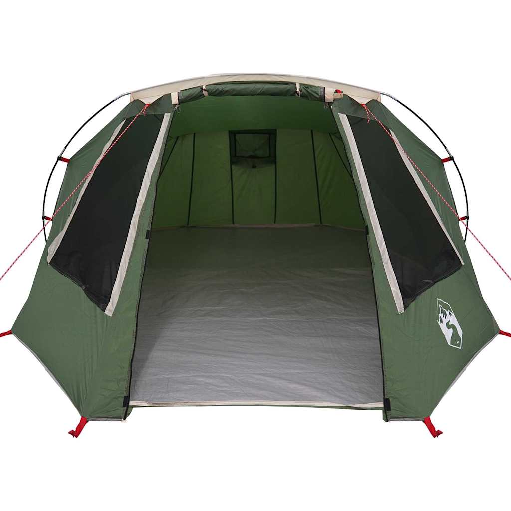 Tunnel Tent with Roof Green and White 328 x 228 x 115 cm