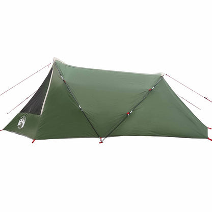 Tunnel Tent with Roof Green and White 328 x 228 x 115 cm