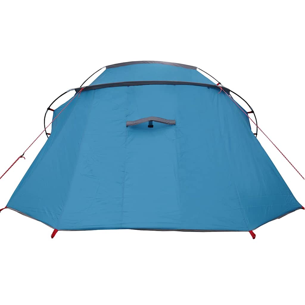 Tunnel Tent with Roof Blue and Grey 328 x 228 x 115 cm