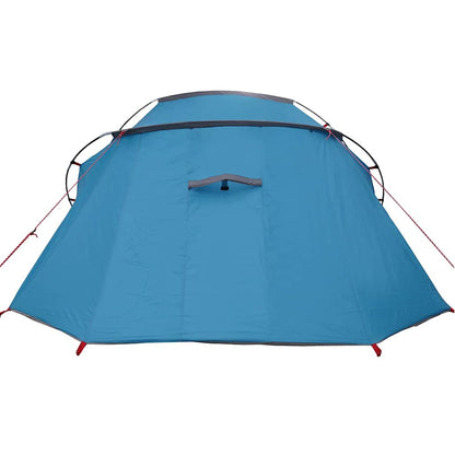 Tunnel Tent with Roof Blue and Grey 328 x 228 x 115 cm