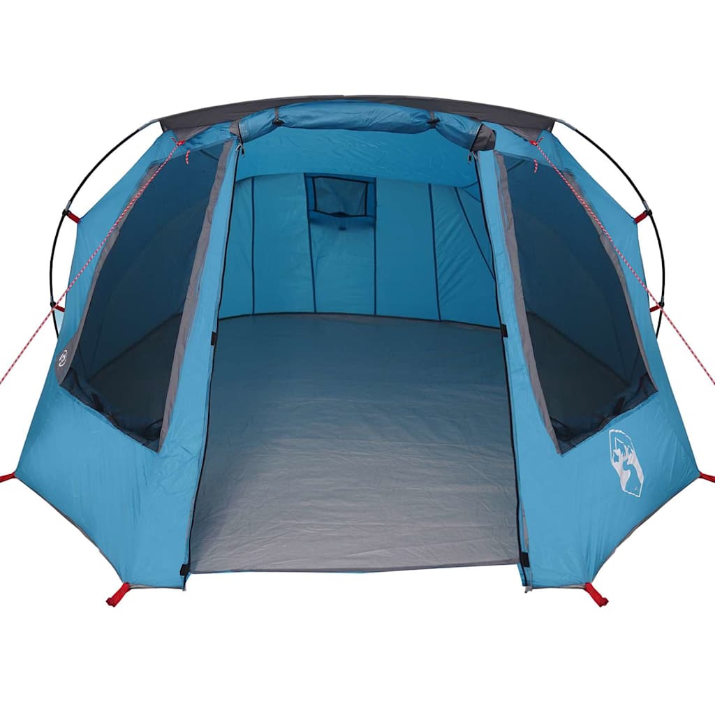 Tunnel Tent with Roof Blue and Grey 328 x 228 x 115 cm