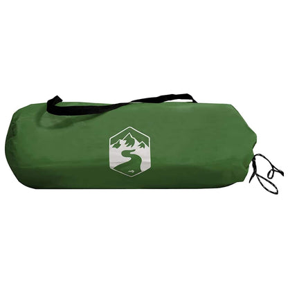 Tunnel Tent with Roof Green and White 318 x 275 x 140 cm