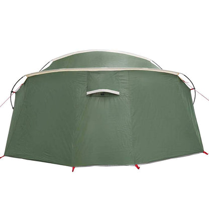 Tunnel Tent with Roof Green and White 318 x 275 x 140 cm