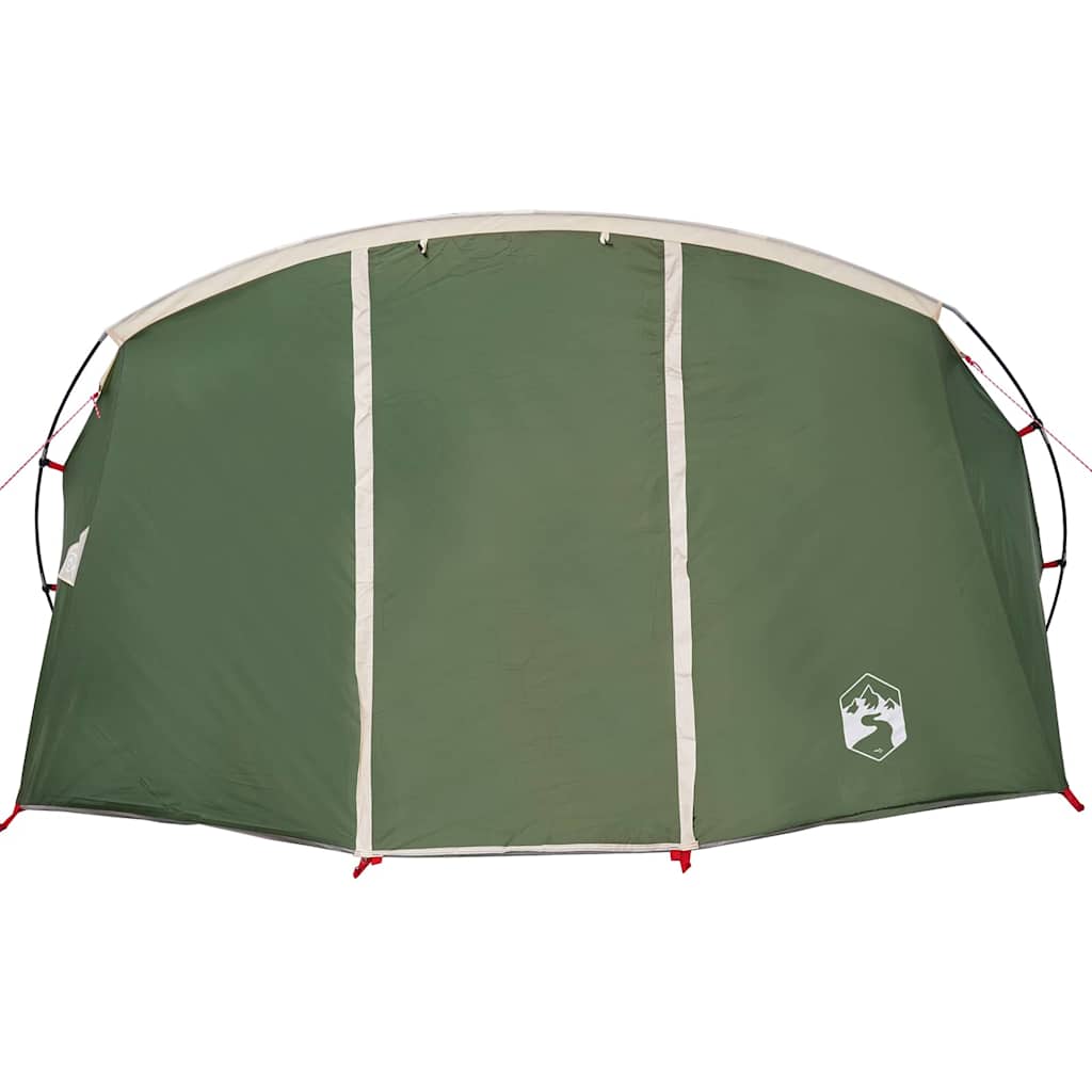 Tunnel Tent with Roof Green and White 318 x 275 x 140 cm