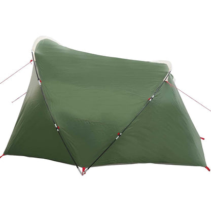 Tunnel Tent with Roof Green and White 318 x 275 x 140 cm