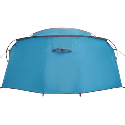 Tunnel Tent with Roof Blue and Grey 318 x 275 x 140 cm
