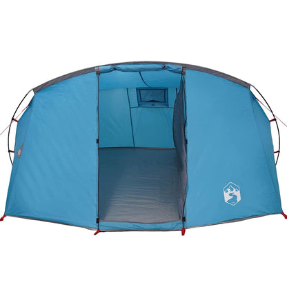 Tunnel Tent with Roof Blue and Grey 318 x 275 x 140 cm