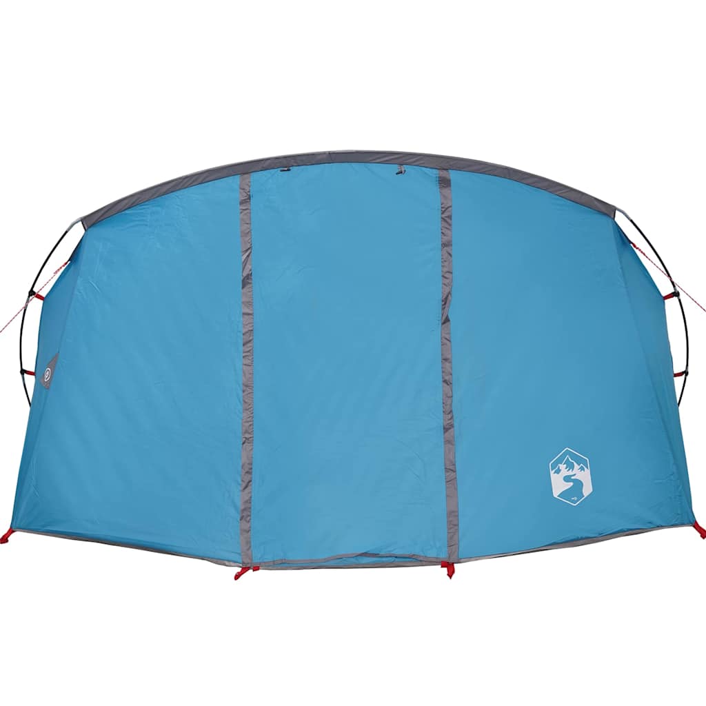 Tunnel Tent with Roof Blue and Grey 318 x 275 x 140 cm