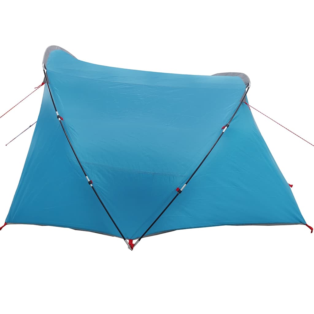 Tunnel Tent with Roof Blue and Grey 318 x 275 x 140 cm