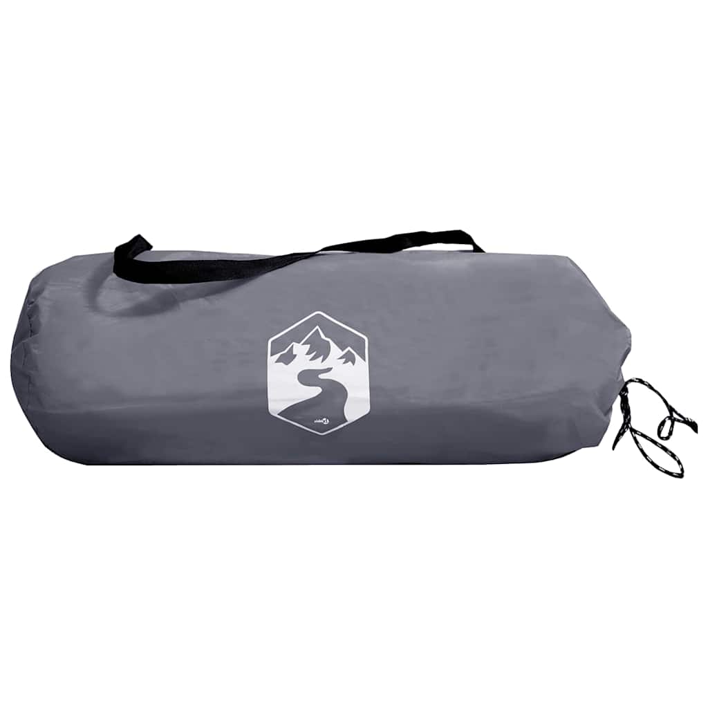 Tunnel Tent with Roof Grey and Orange 318 x 275 x 140 cm