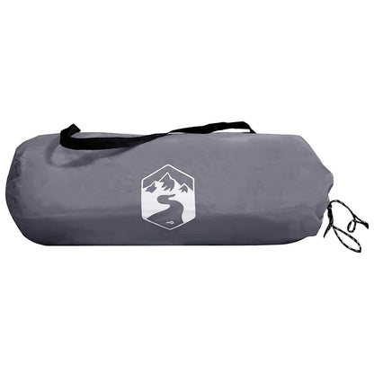 Tunnel Tent with Roof Grey and Orange 318 x 275 x 140 cm