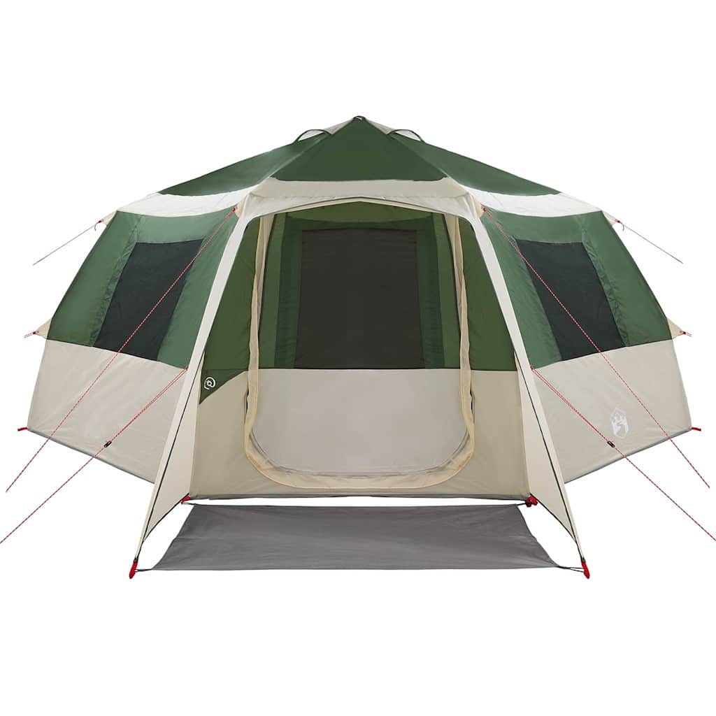 Cabin Tent with Roof Green and Grey 500 x 500 x 294 cm