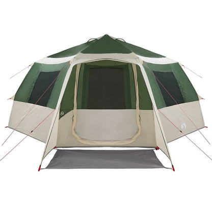 Cabin Tent with Roof Green and Grey 500 x 500 x 294 cm