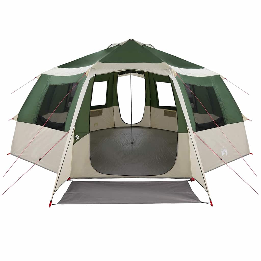 Cabin Tent with Roof Green and Grey 500 x 500 x 294 cm