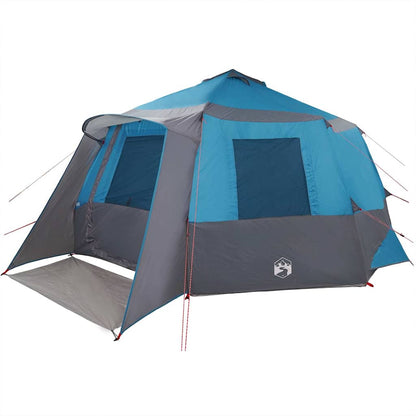 Cabin Tent with Roof Blue and Grey 500 x 500 x 294 cm