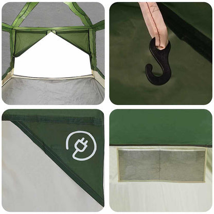 Inner Tent with Roof Green and Grey 300 x 300x 250 cm