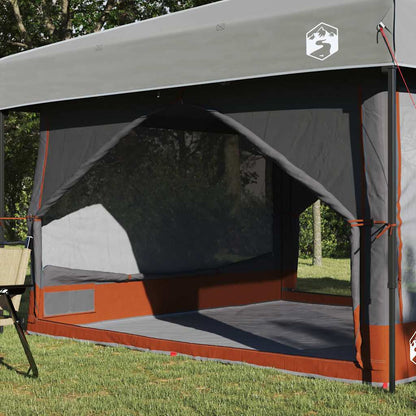 Inner Tent with Roof Grey and Orange 300 x 300x 250 cm
