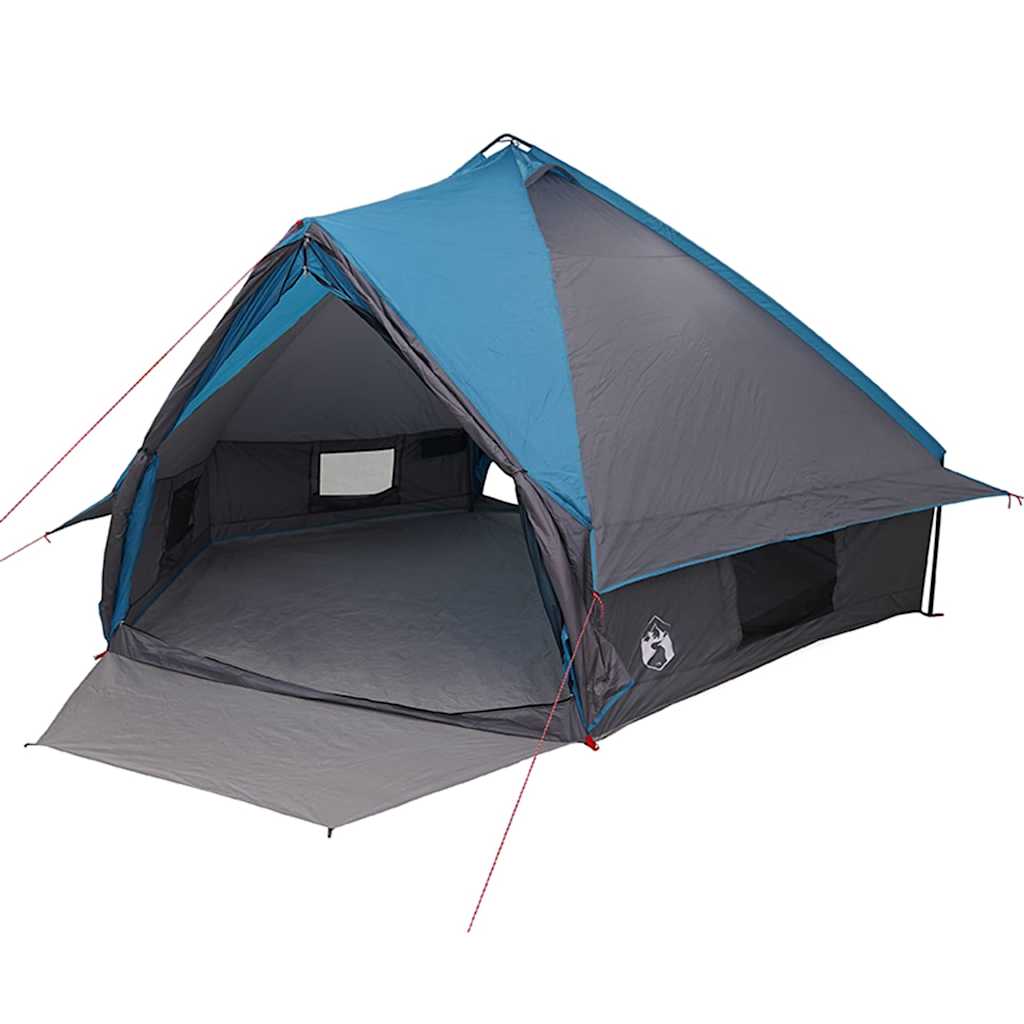 Teepee Tent 10-Person Blue and Grey 567 x 470 x 242 cm