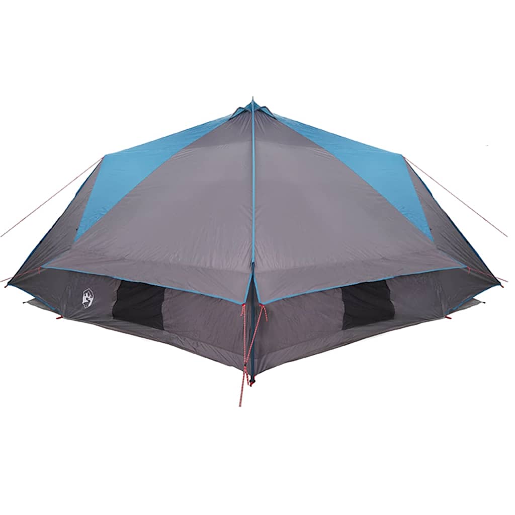 Teepee Tent 10-Person Blue and Grey 567 x 470 x 242 cm