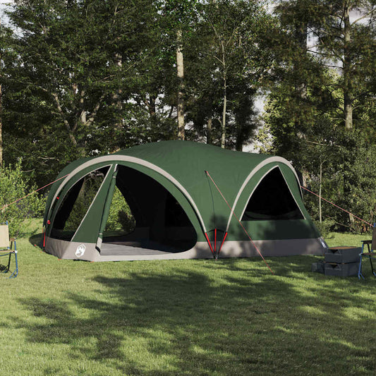 Family Tent with Roof Green and Grey 460 x 430 x 214 cm