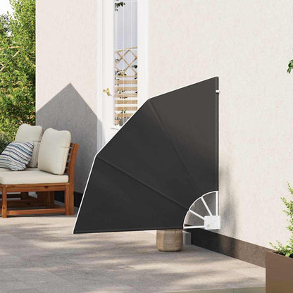 Balcony Privacy Screen 115 x 115 cm Polyester Anthracite