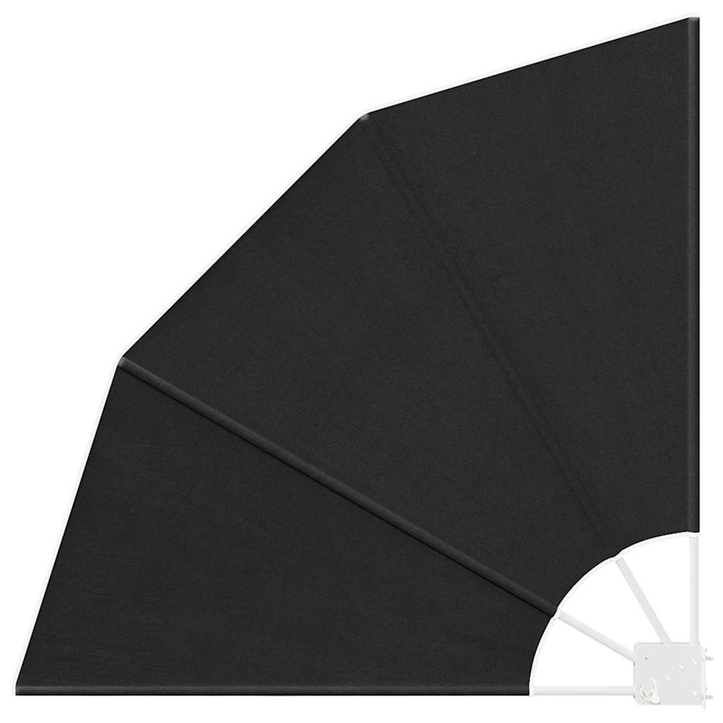 Balcony Privacy Screen 115 x 115 cm Polyester Anthracite