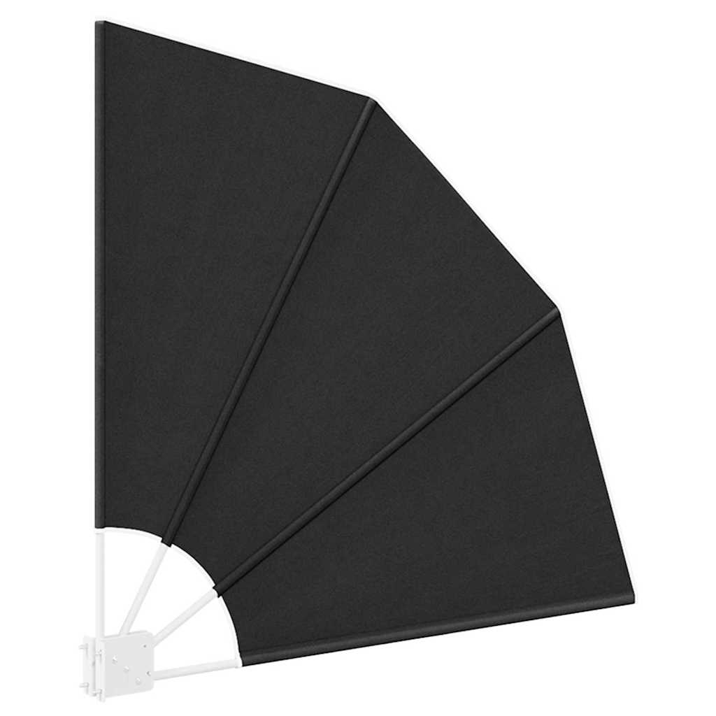 Balcony Privacy Screen 115 x 115 cm Polyester Anthracite