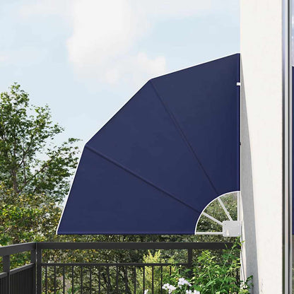 Balcony Privacy Screen 115 x 115 cm Polyester Navy Blue